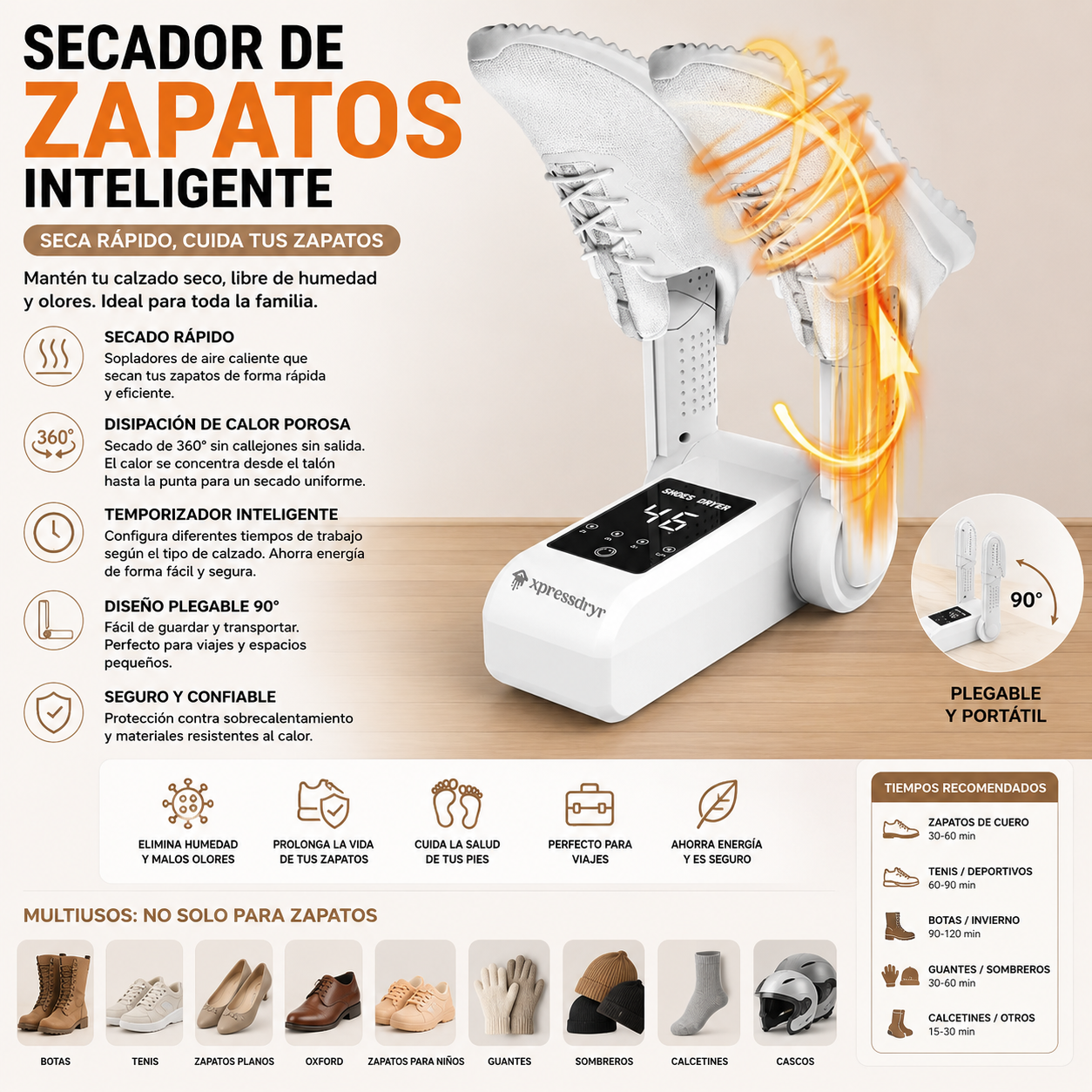 Secador de Zapatos Inteligente
