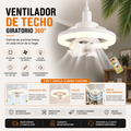 Ventilador De Techo Giratorio 360 Con Co