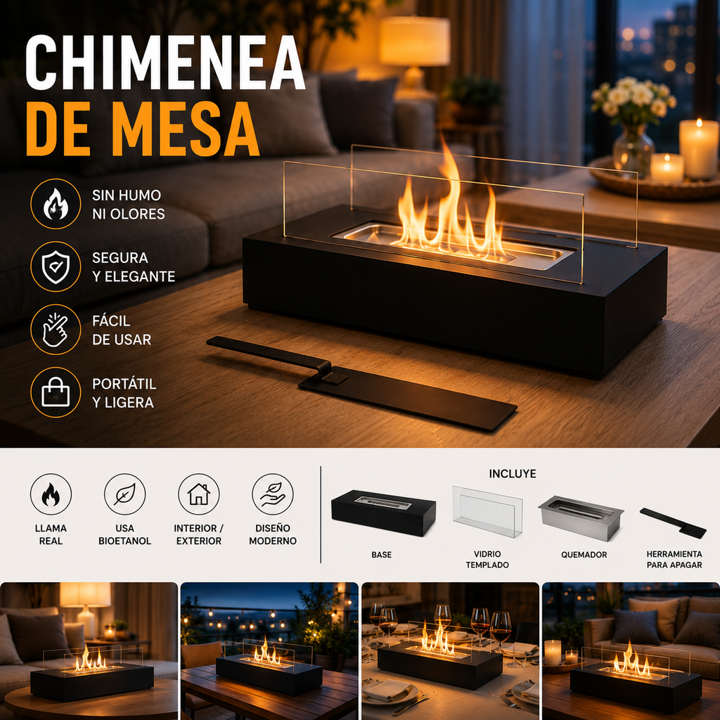 Chimenea de Mesa